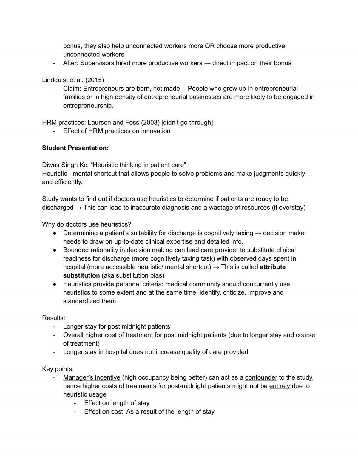 BSN4811 Summary Notes - Page 11