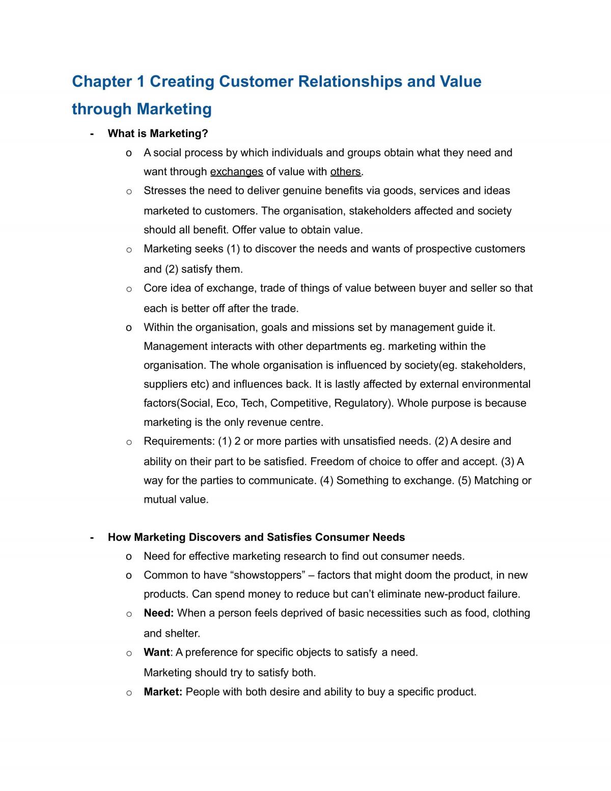 MKT1705 Compiled Summary Notes - Page 2