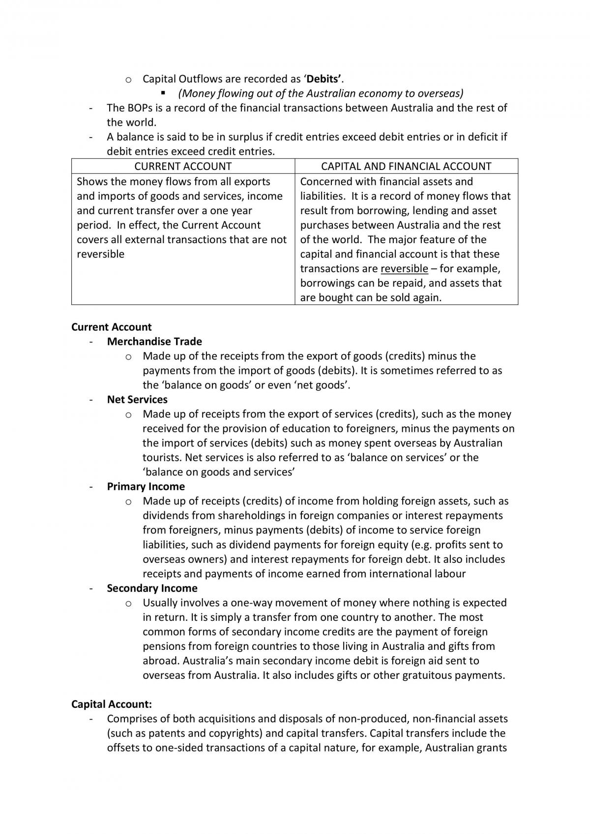 Unit ¾ Economics Study Notes - Page 34