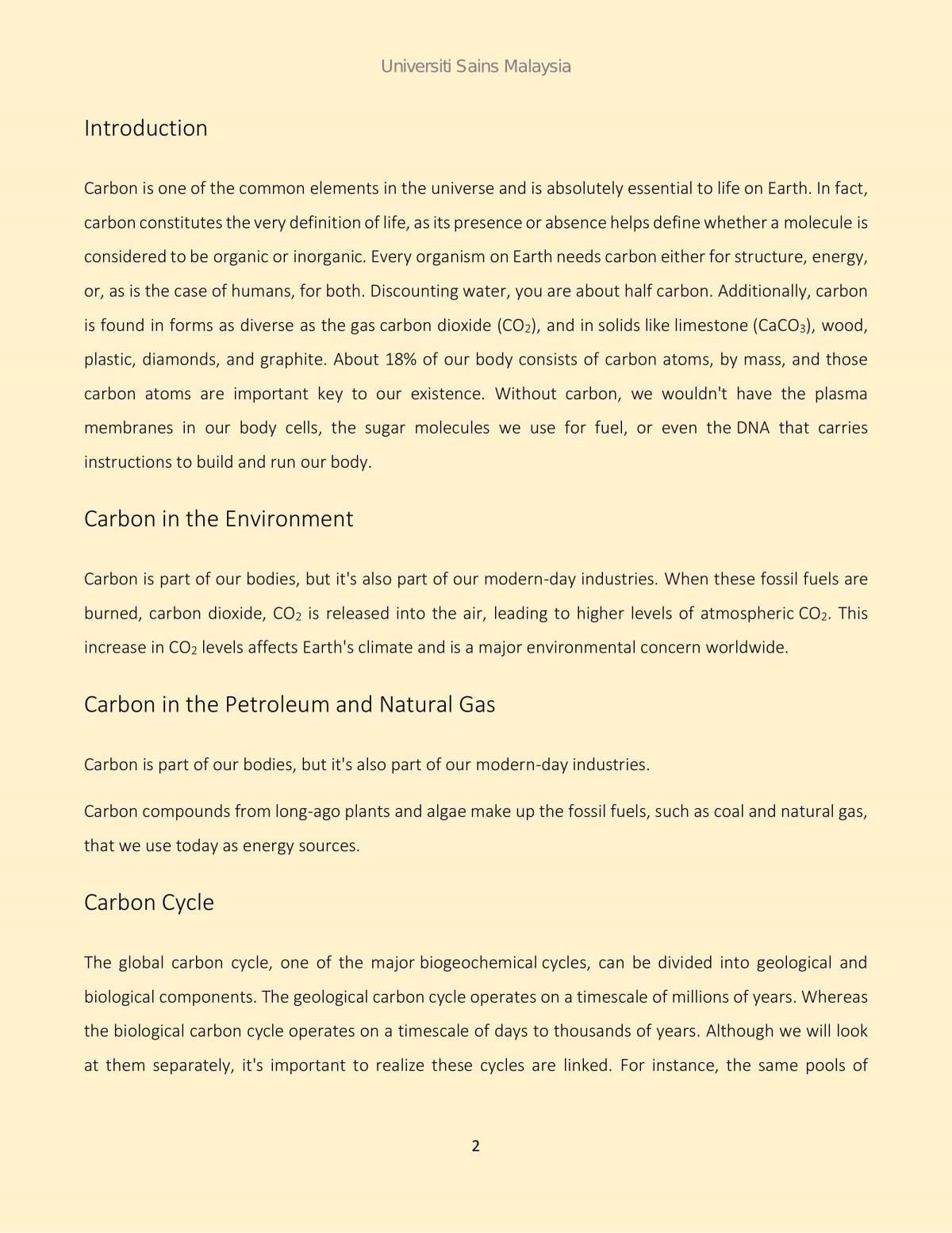 Carbon Cycle - Page 2