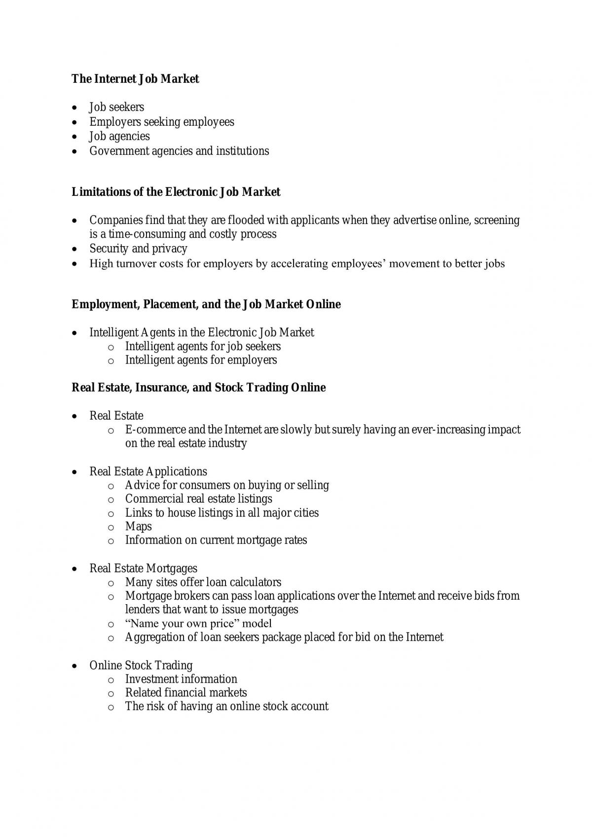 Introduction to Ecommerce study notes - Page 16