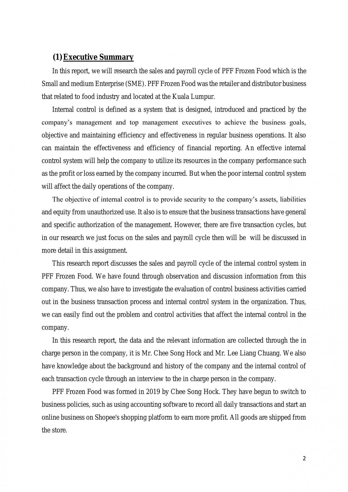 BBDF2033 Fundamentals of Auditing Research Assignment - Page 2