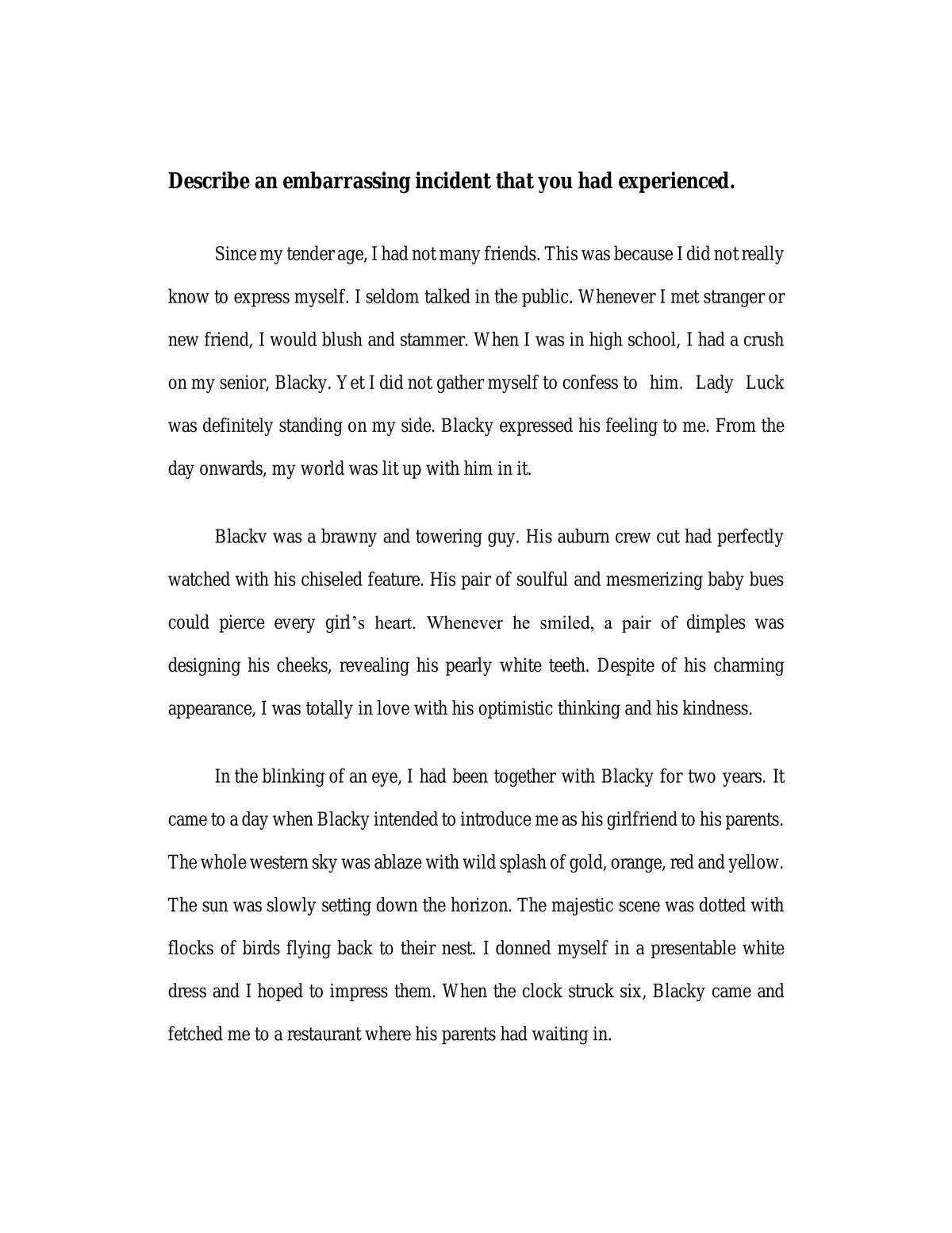 Descriptive Essays - Page 2