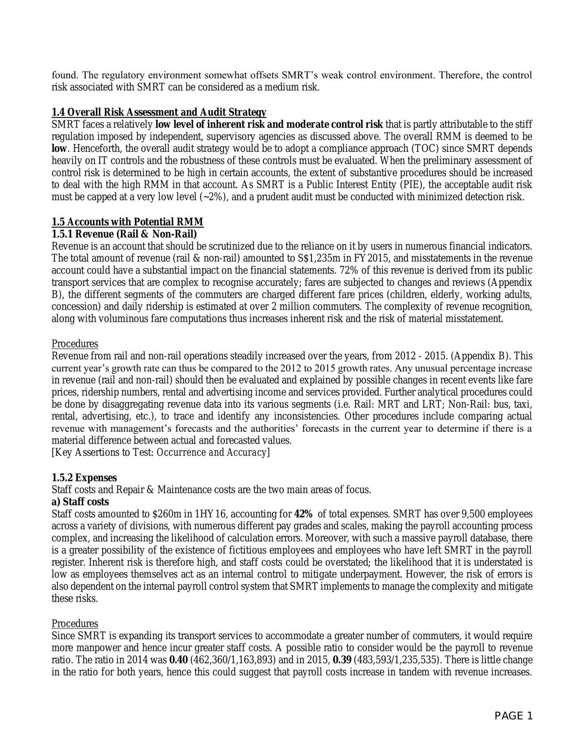 ACC3603 - SMRT Case Study - Page 2