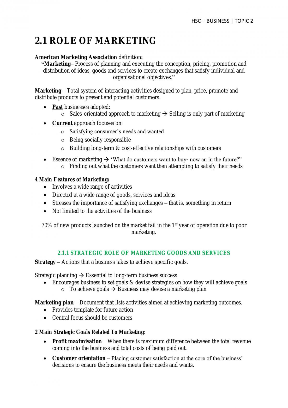 Complete business studies marketing notes with case study - Page 3