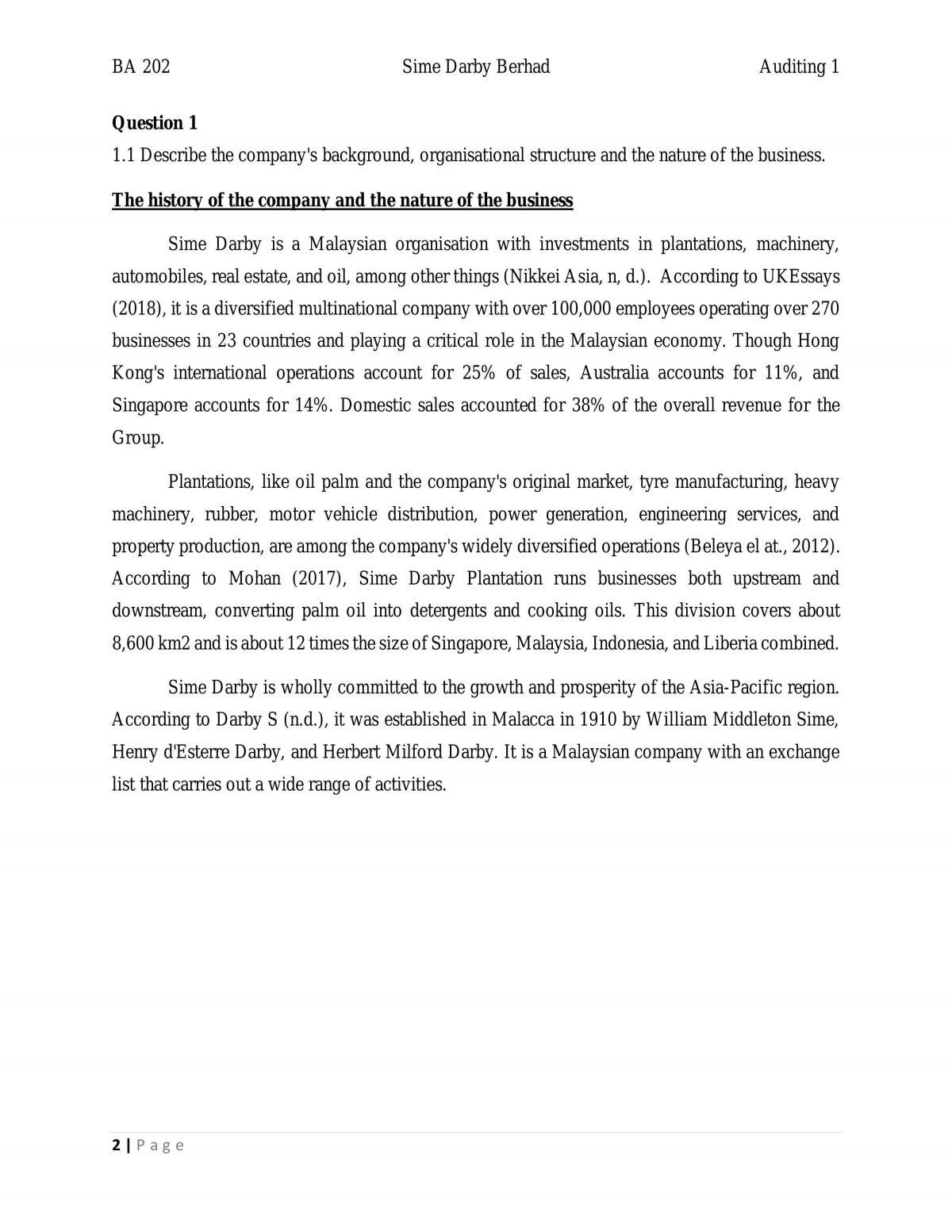 BA202 Auditing 1 - Page 2