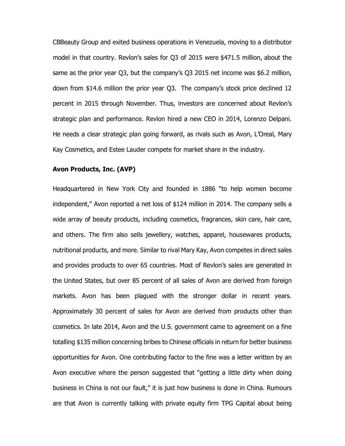 Analysis of Kiehl's  - Page 11
