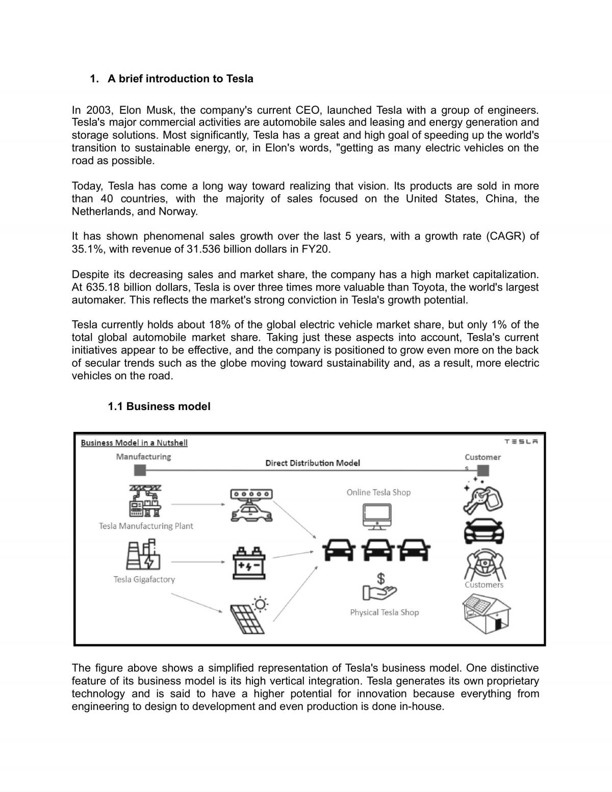 AB3601 Case study on Tesla - Page 2