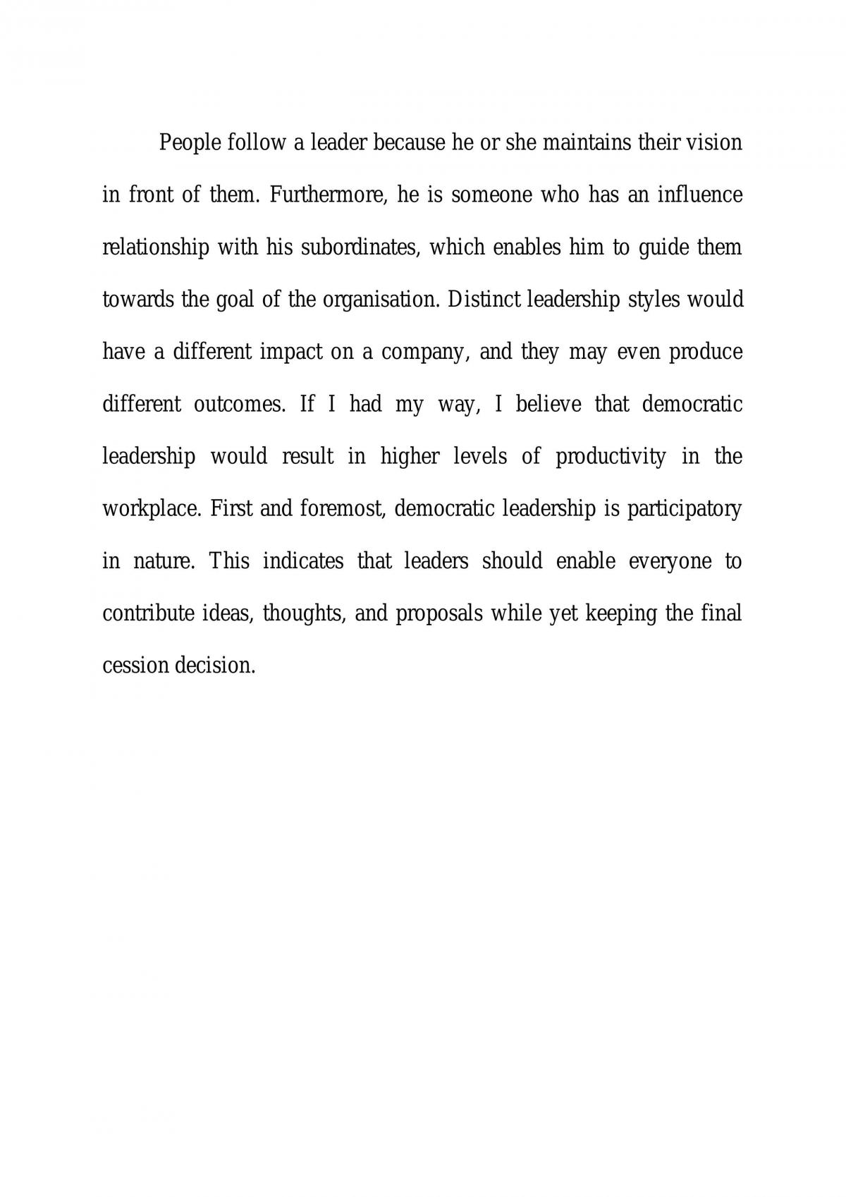 Why is leadership important? - Page 2