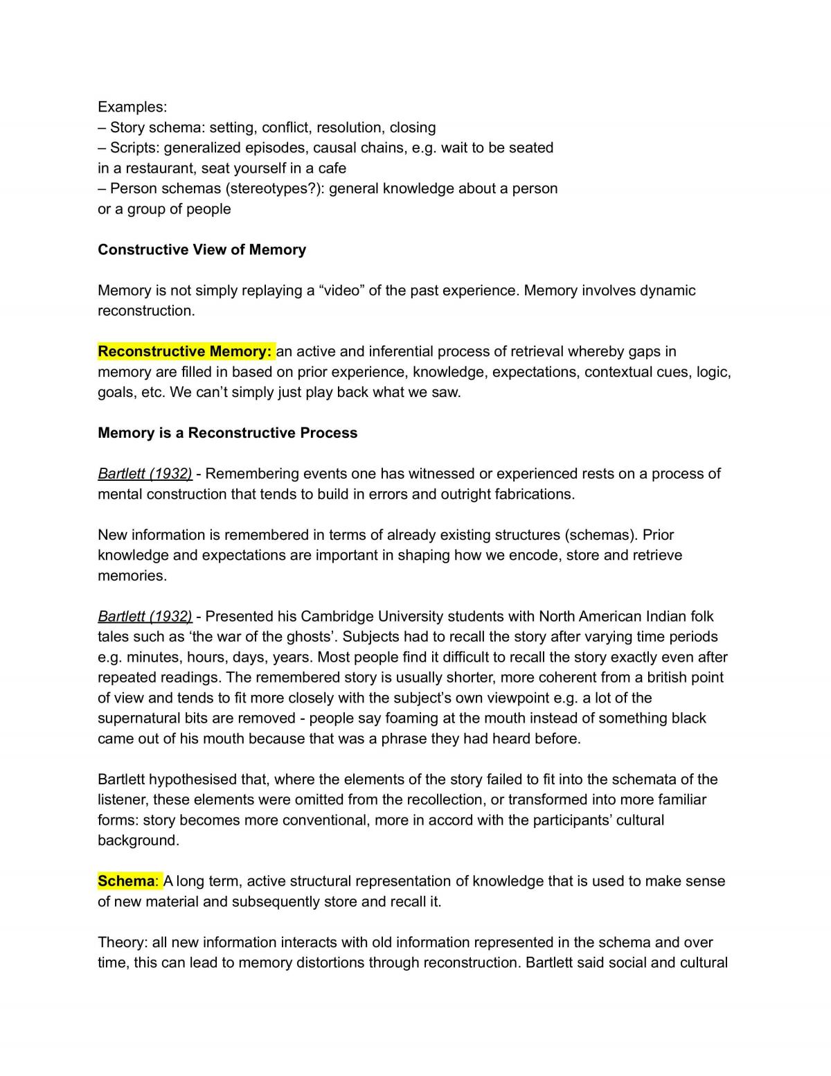 Memory Notes (Memory and Decision) - Page 25