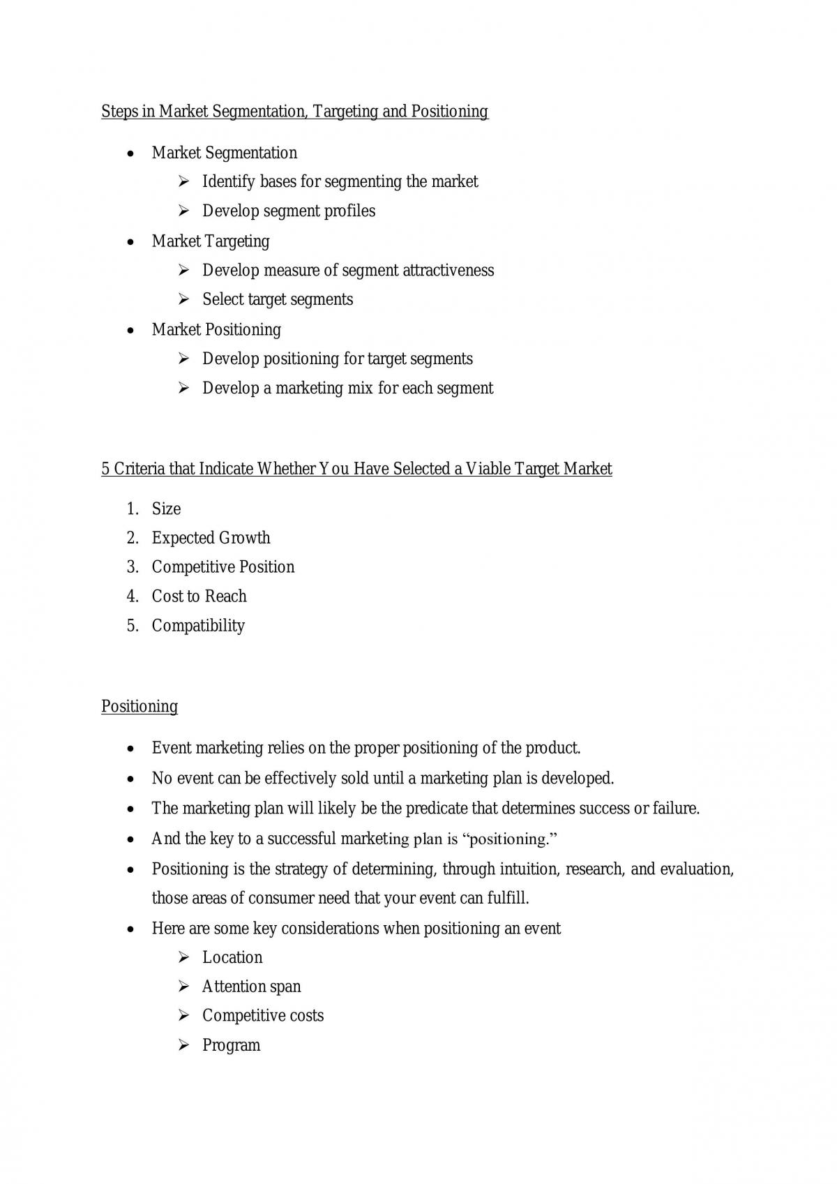Event marketing course notes - Page 18