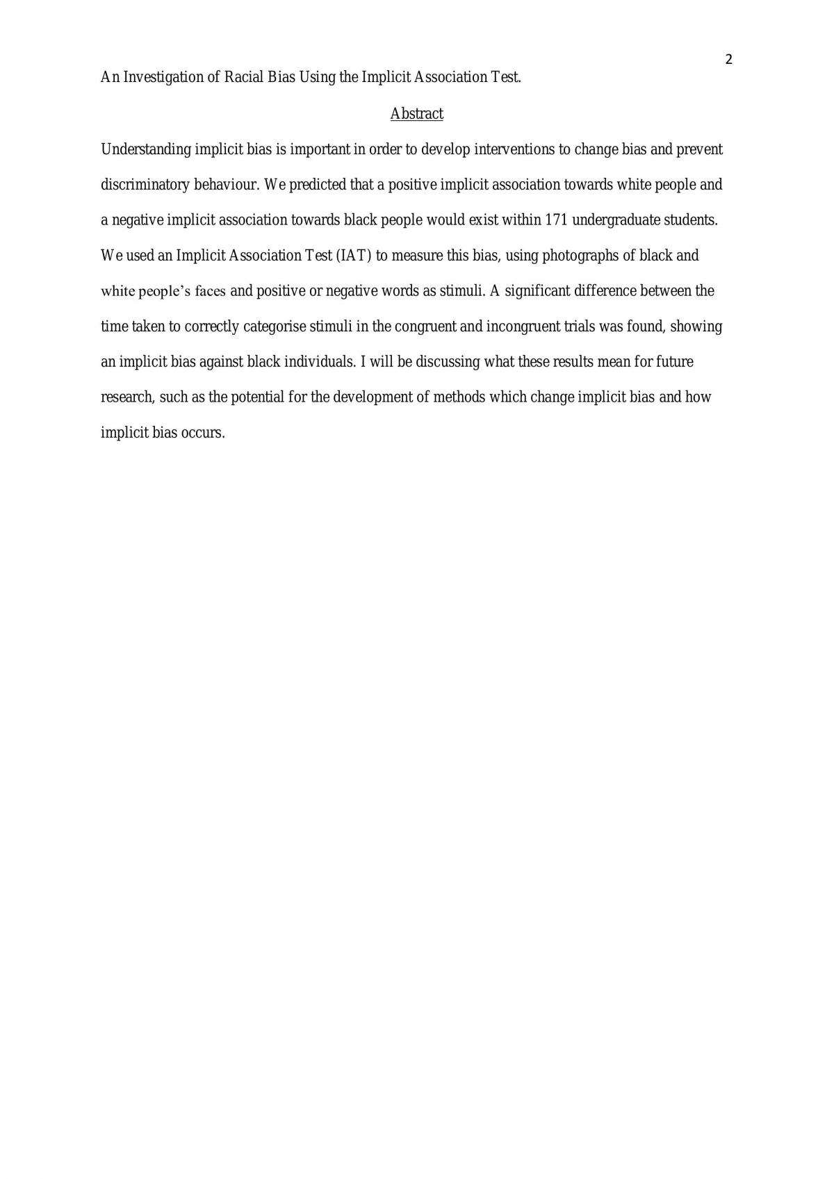 Lab Report - Bias - Page 2