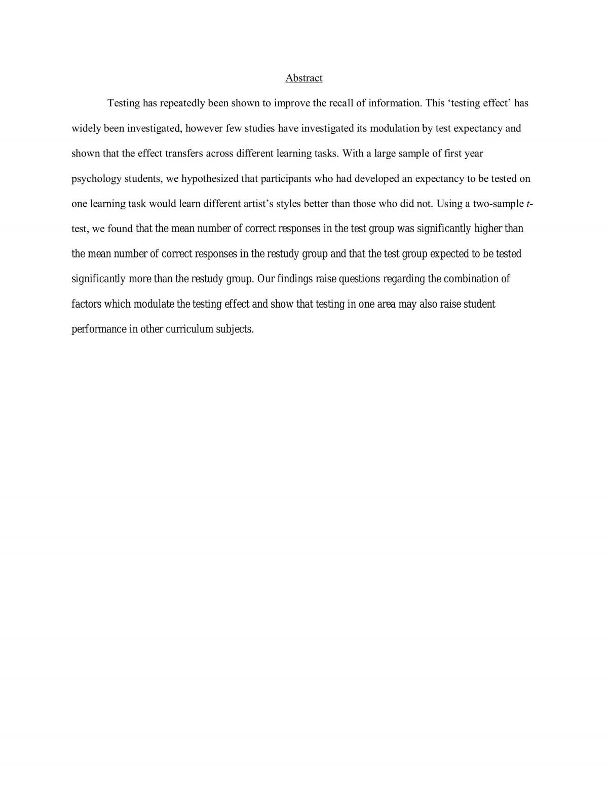 Lab Report - Test Effect - Page 2