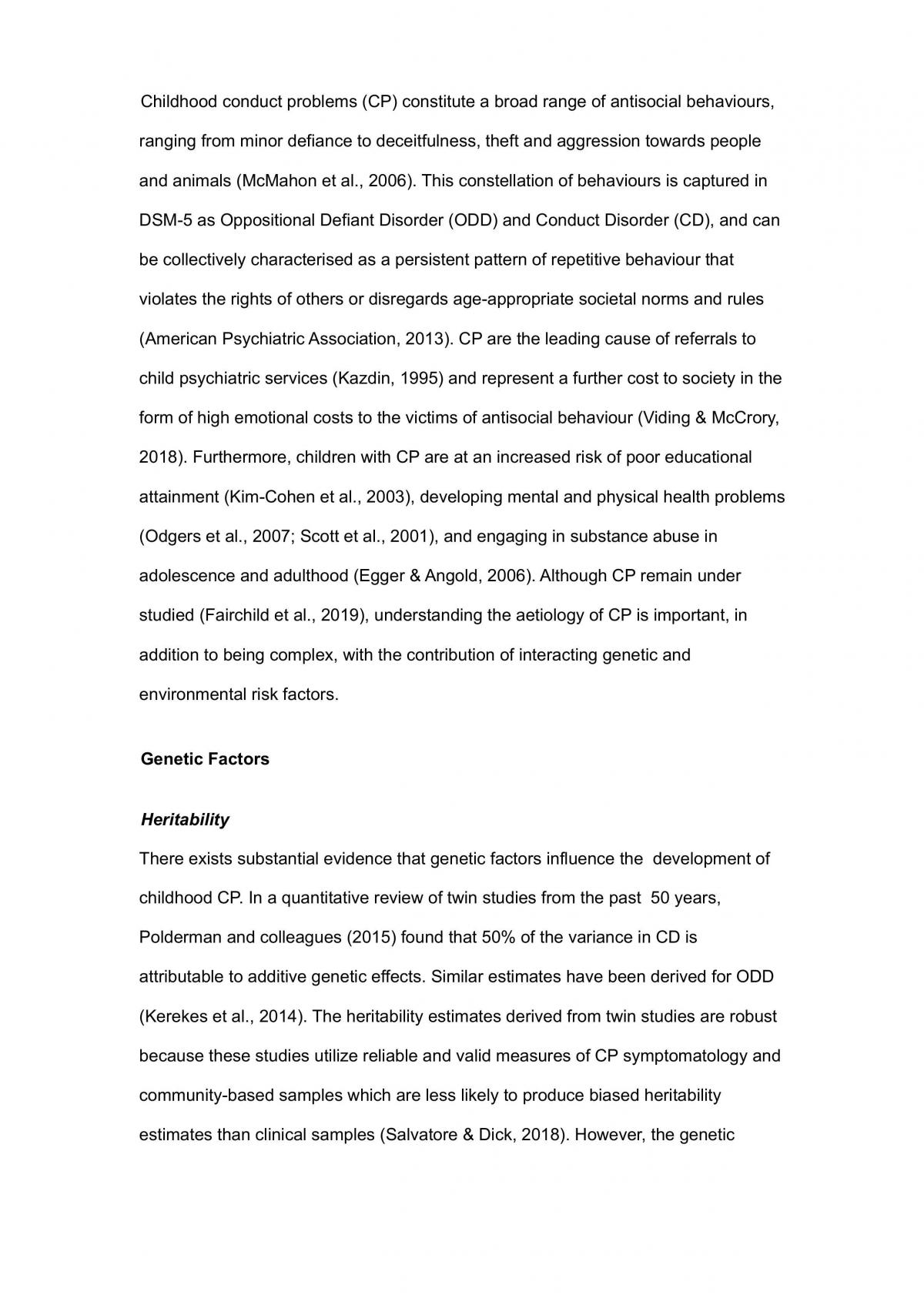 Conduct Problems Essay - Page 2