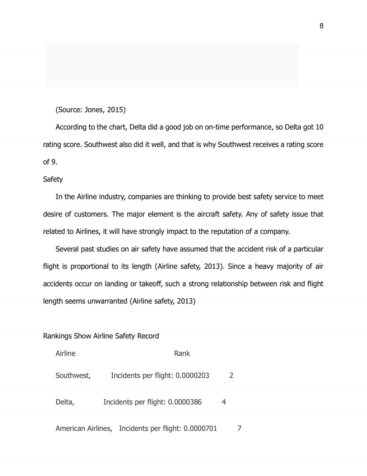Analysis of Southwest Airlines  - Page 58