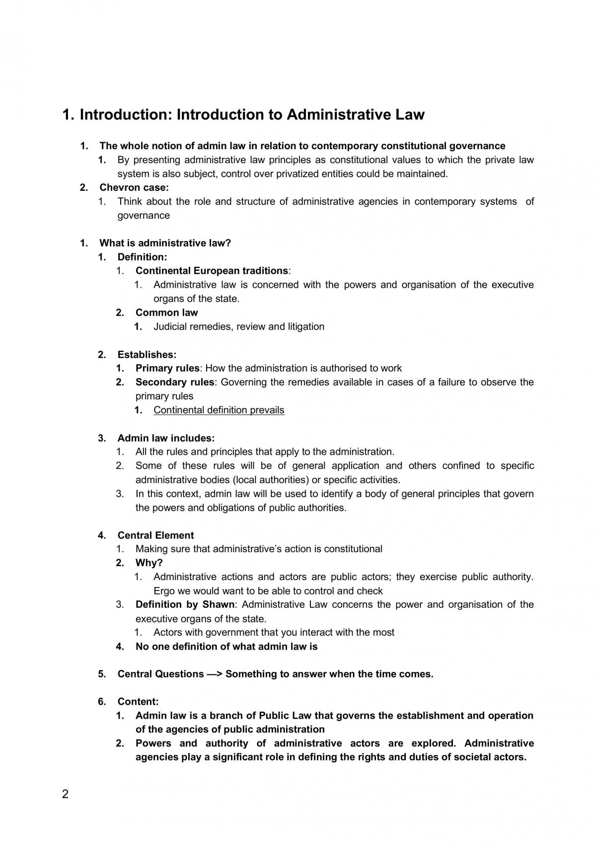 Administrative Law Summary - Page 2