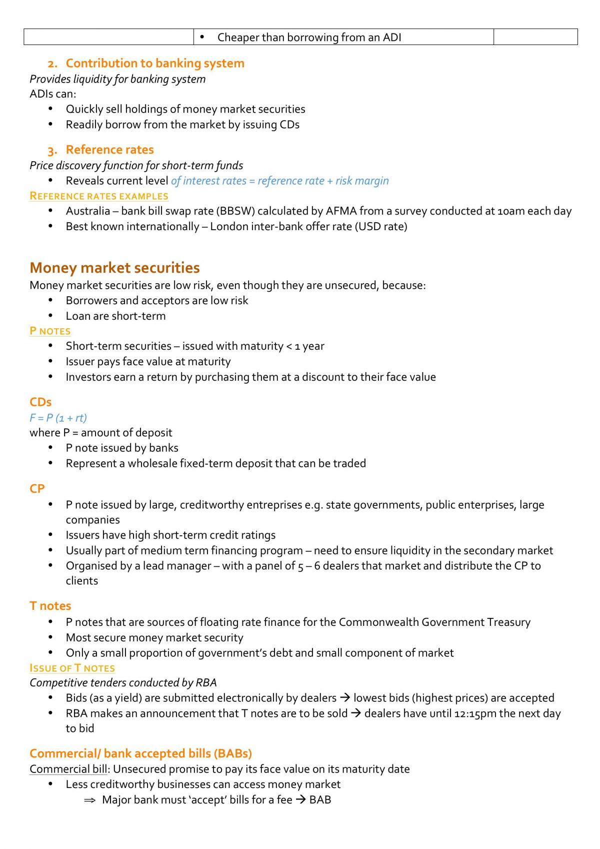 Finance 1 study notes - Page 19