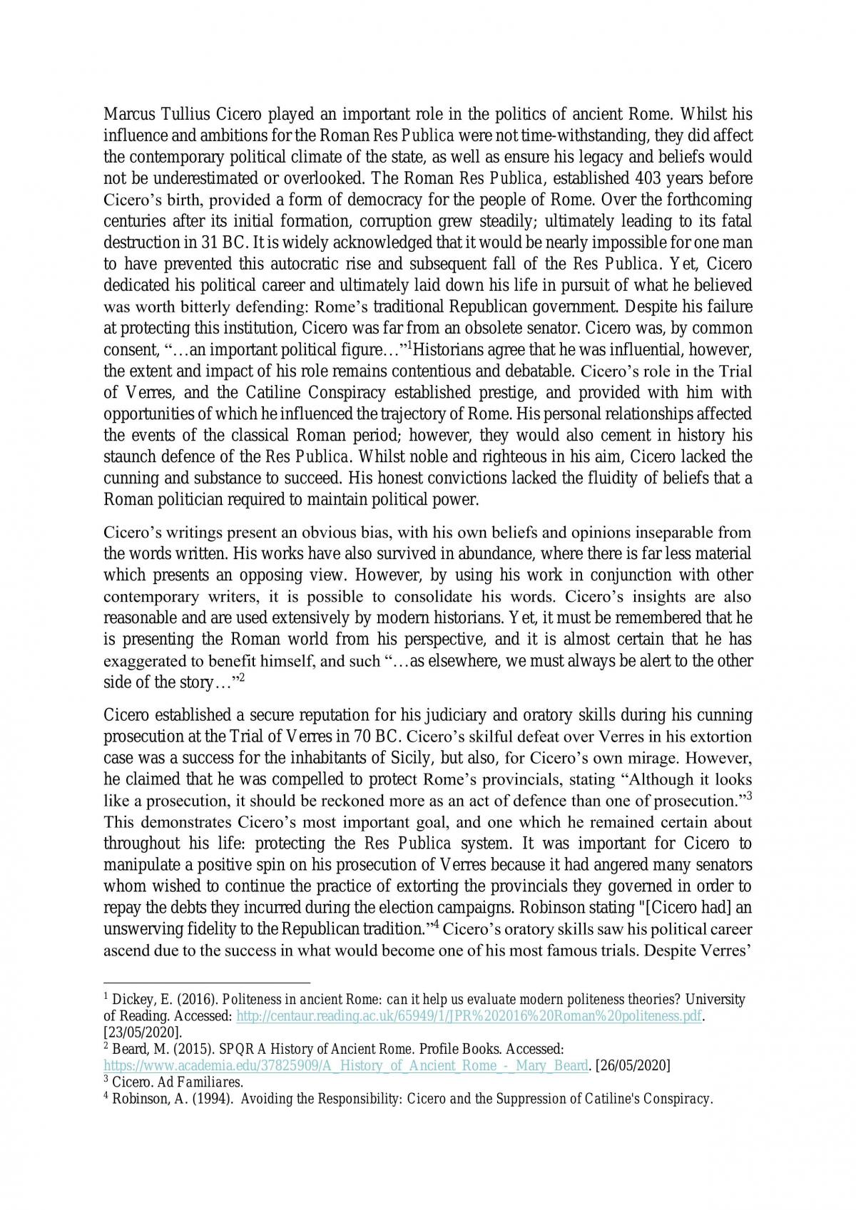 Essay on The Fall of the Roman Republic - Page 2