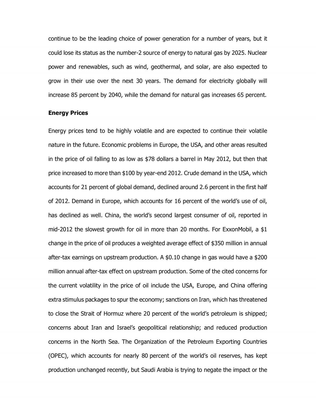 Analysis of ild industry (Royal Dutch Shell) - Page 15