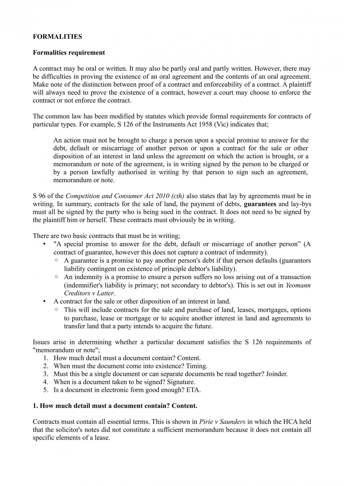 Principles of Contract Law A (Monash Uni) - Page 16