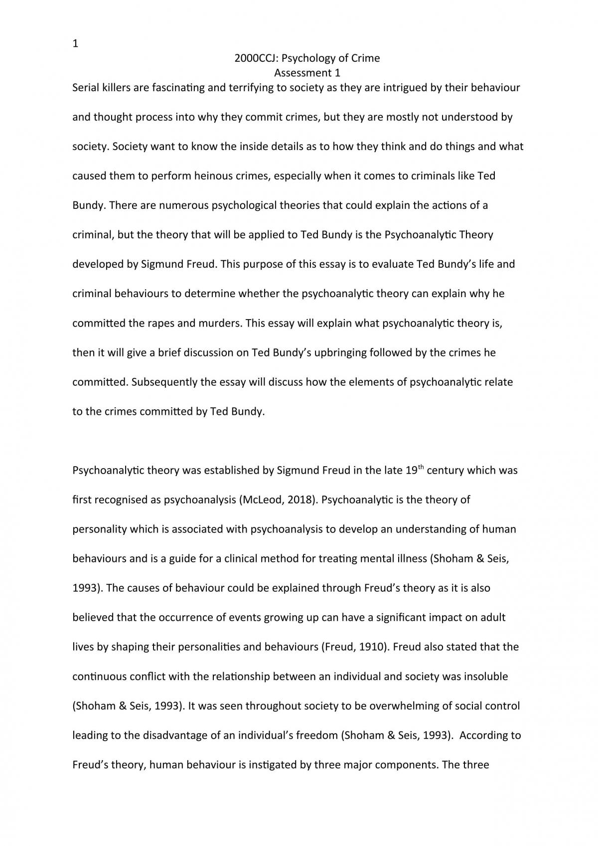 Ted Bundy Psychoanalytical Theory  - Page 2