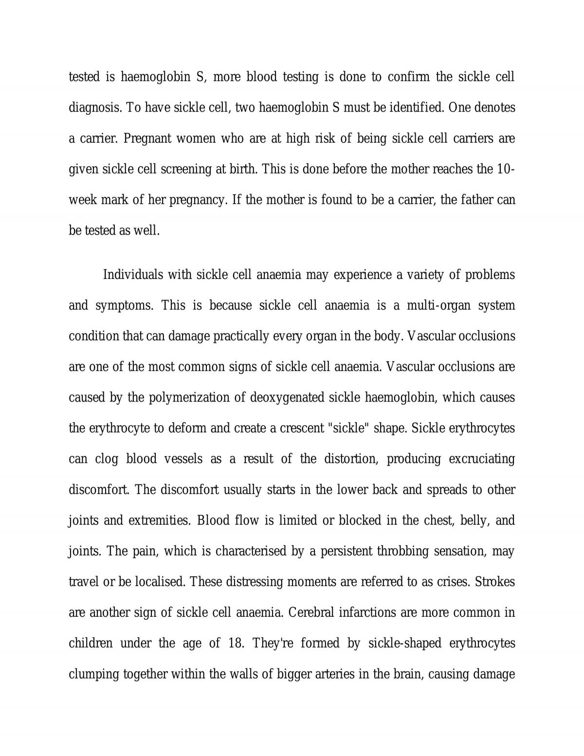 Sickle cell anemia  - Page 2