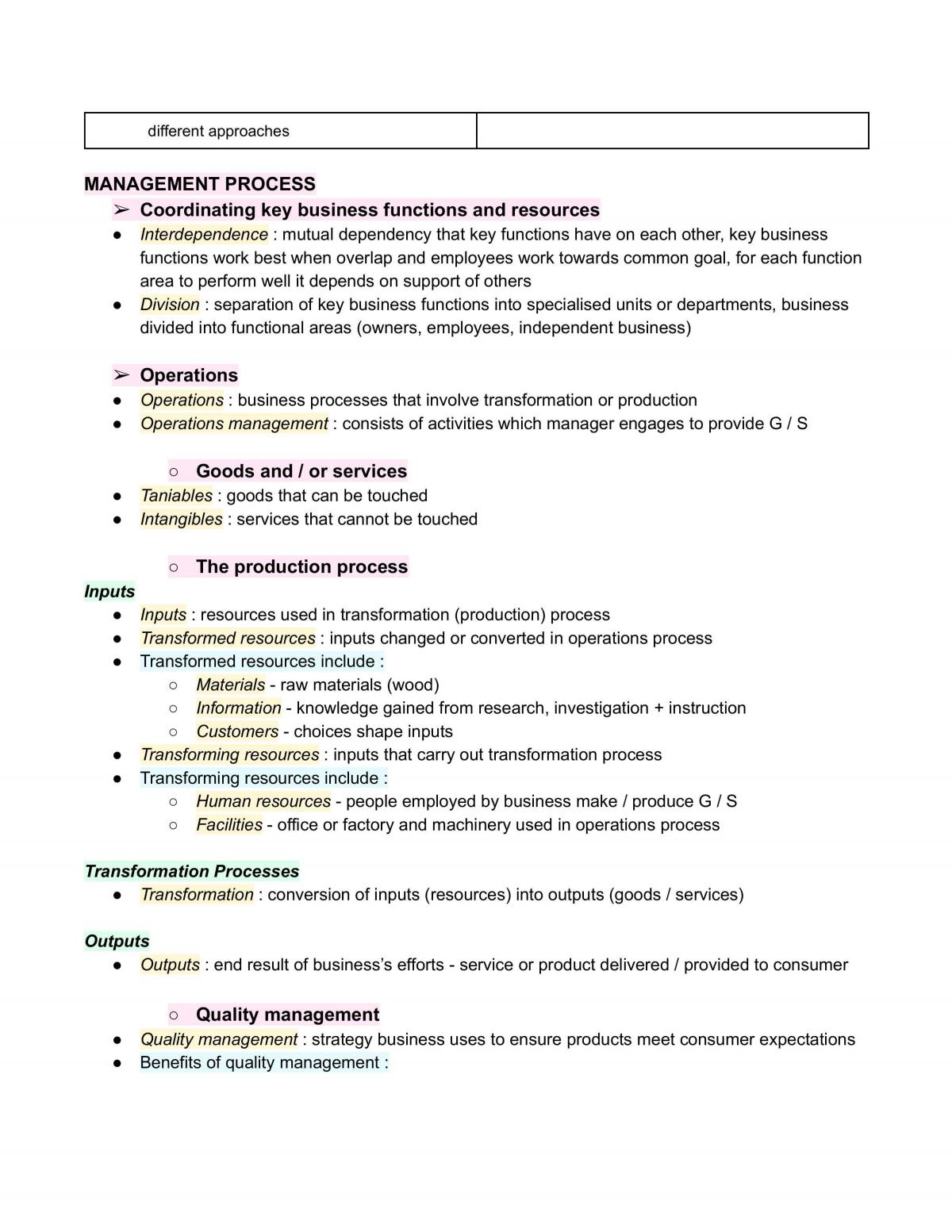 Year 11 Complete Summarised Business Studies Notes - Page 23