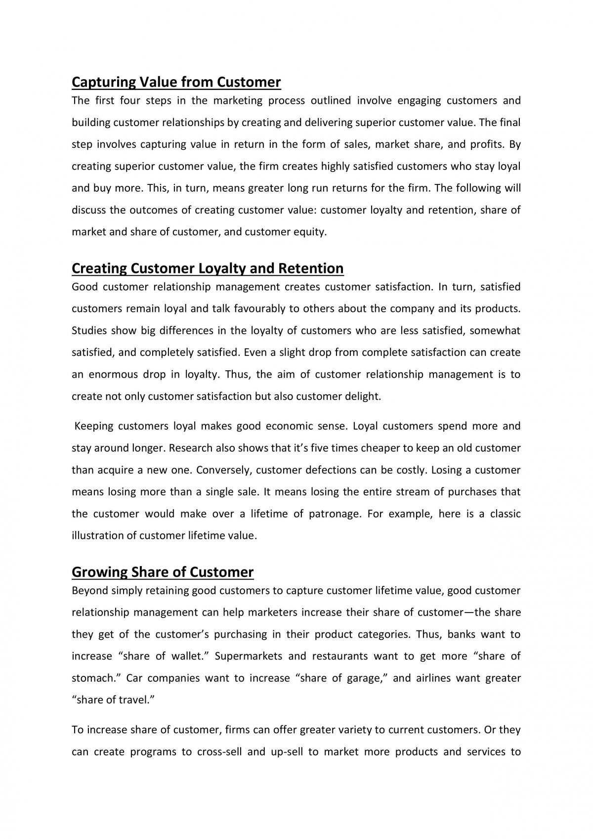 Capturing Value from Customer - Page 2