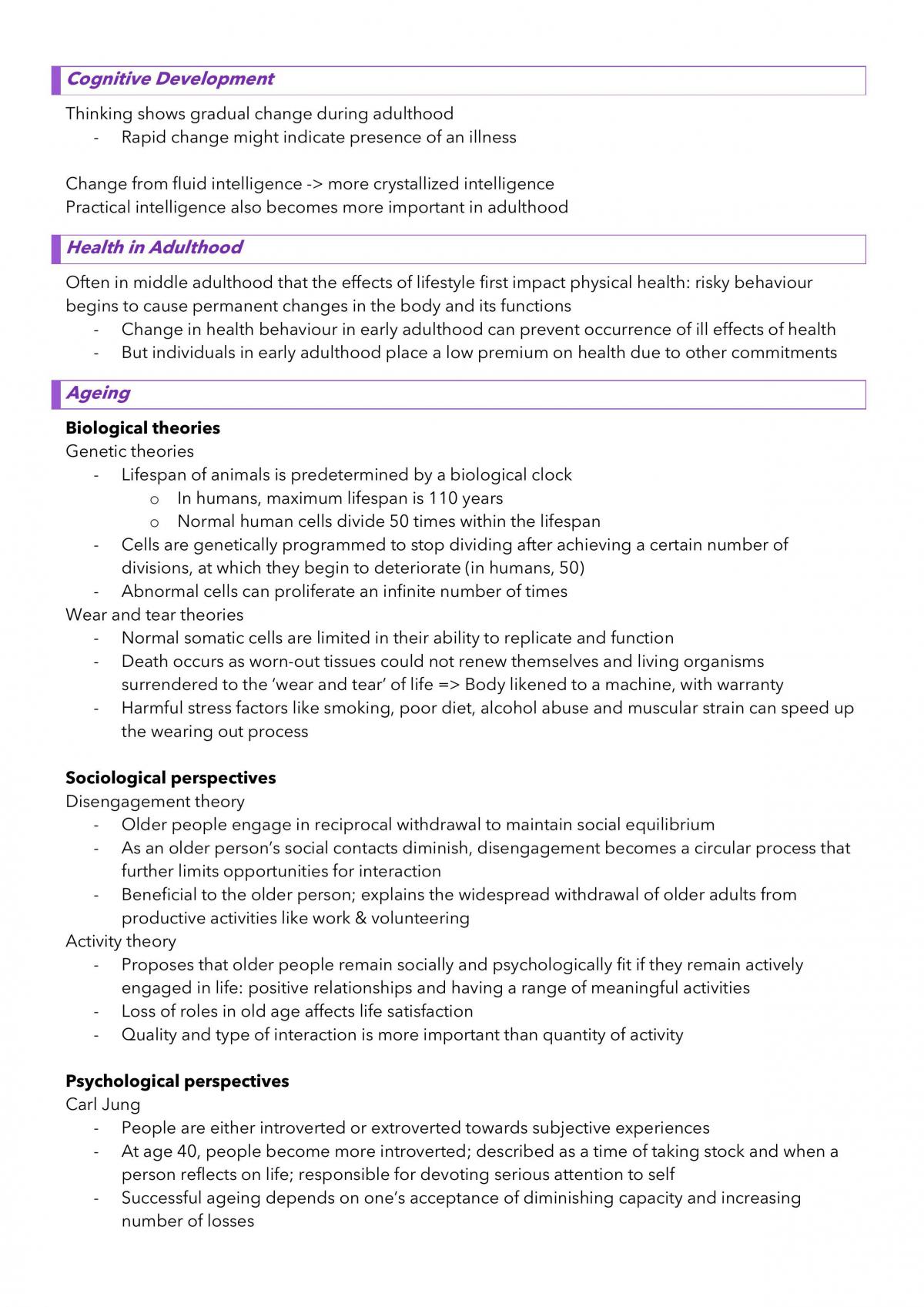 Psychology for Nurses Complete Study Notes - Page 19