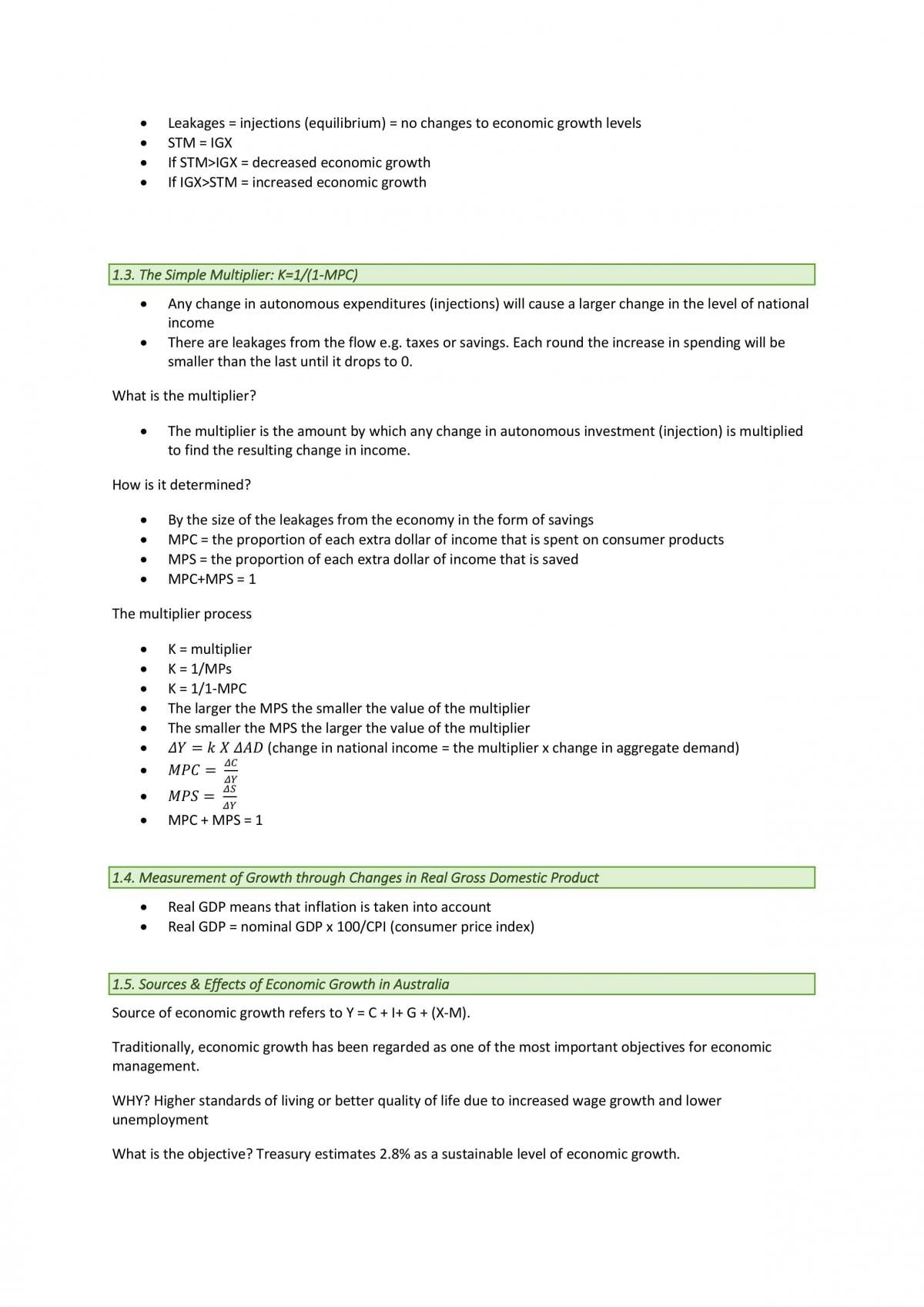 Economic Issues Notes - Page 3