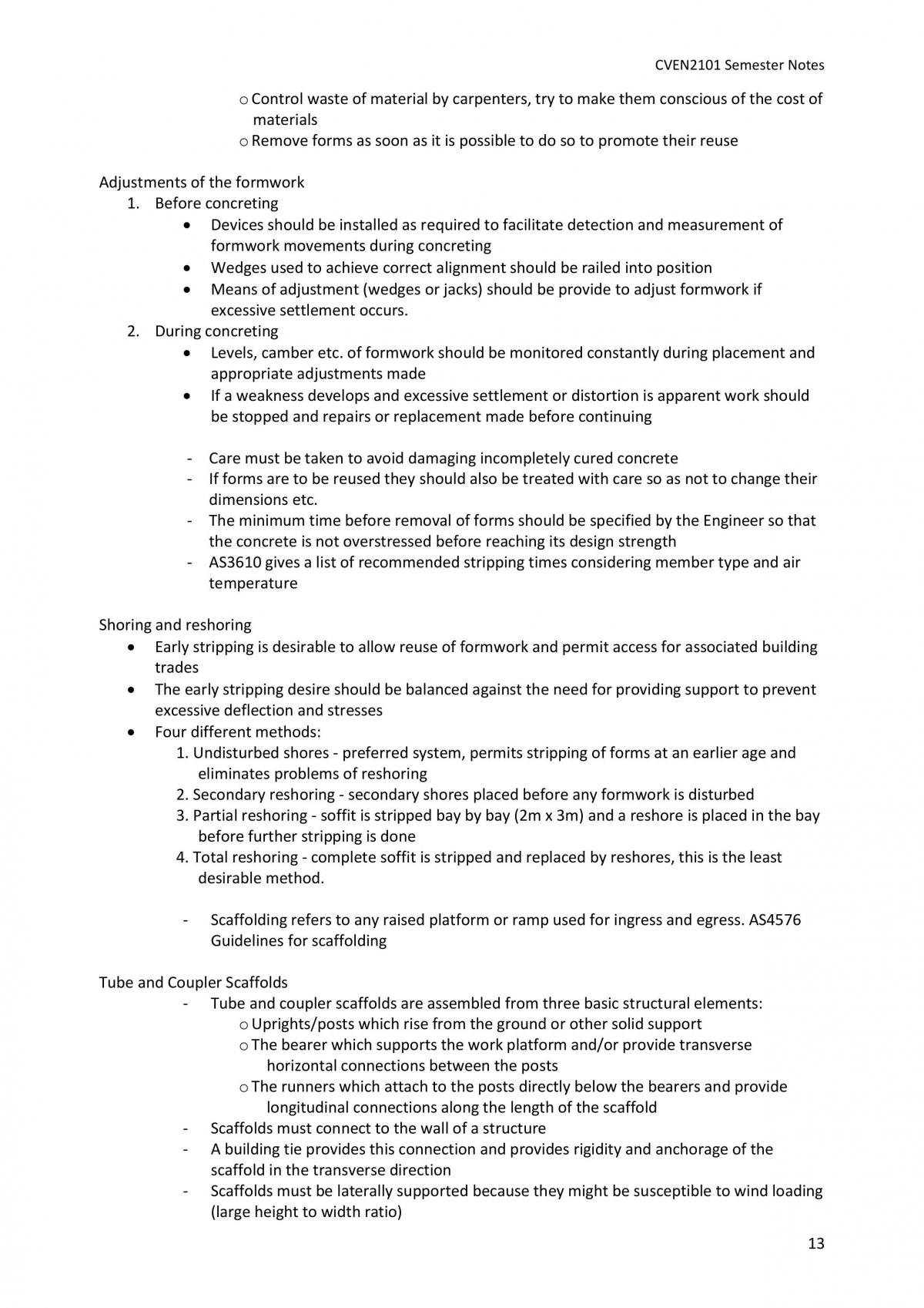 Cven2101 Complete Class notes - Page 13