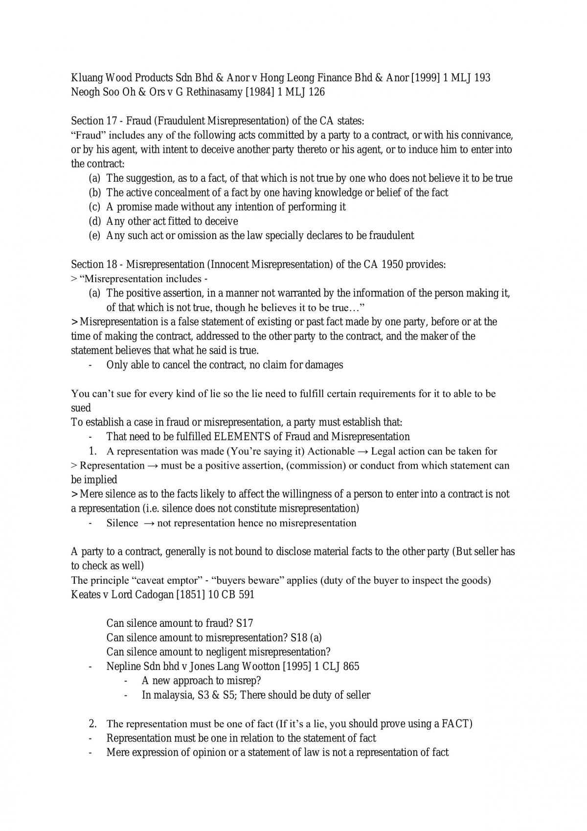 Study notes  - Page 10