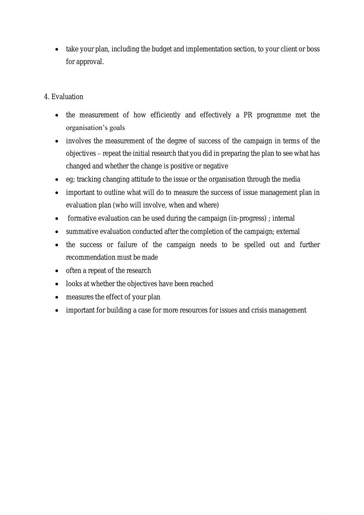 Study notes for Public Relations  - Page 10