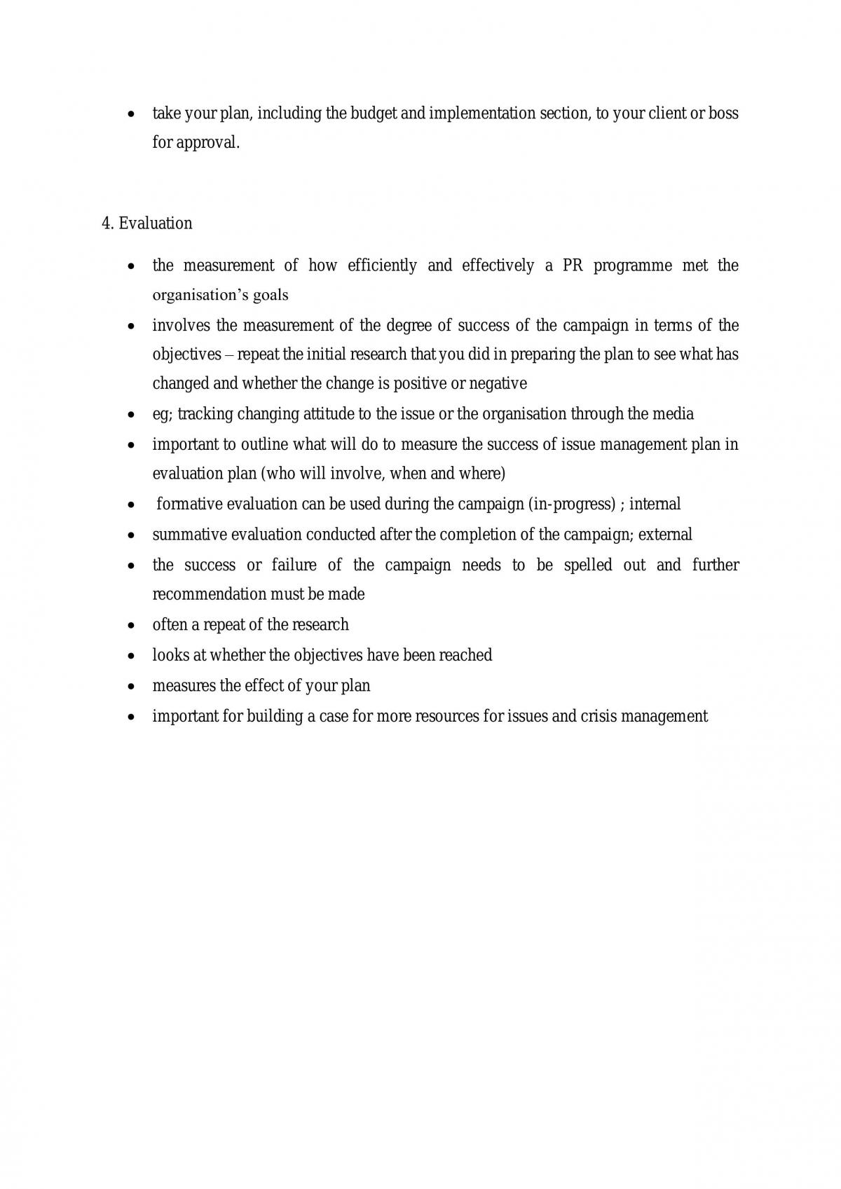 Study notes for Public Relations  - Page 10