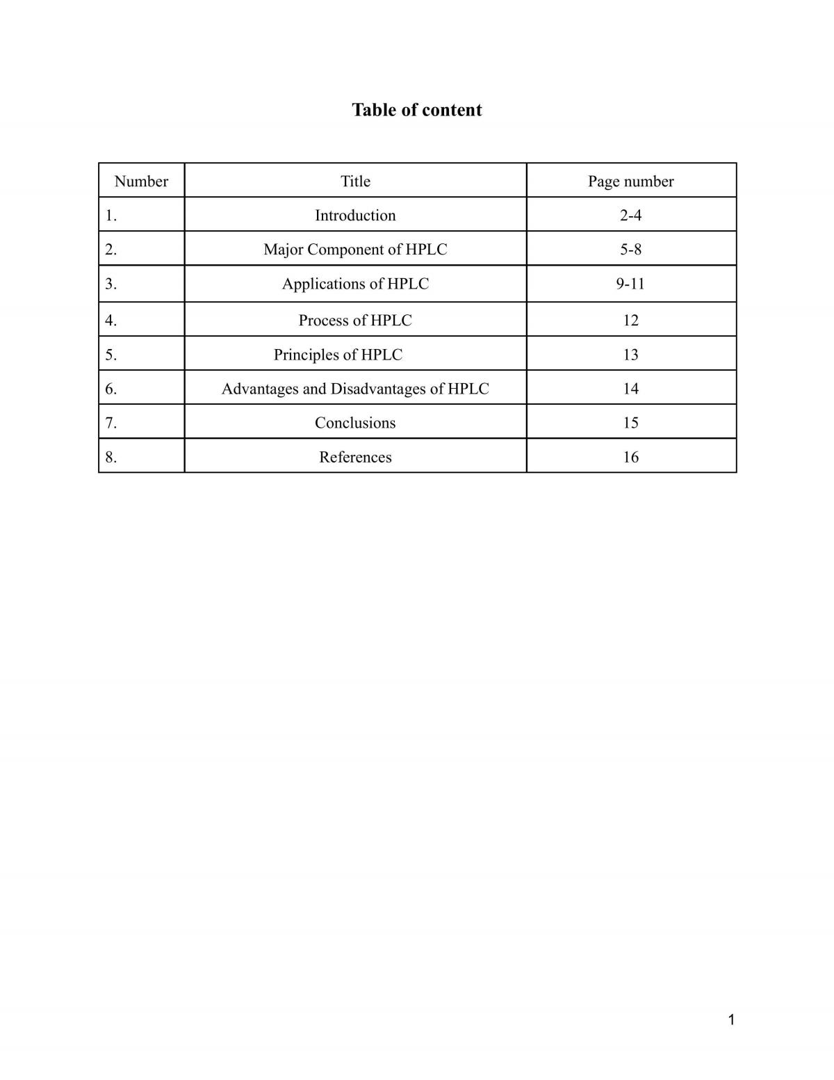 High Performance Liquid Chromatography (HPLC) - Page 2