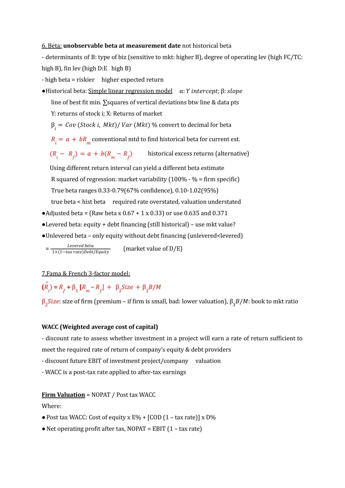 ACC3705 Valuation Notes - Page 10