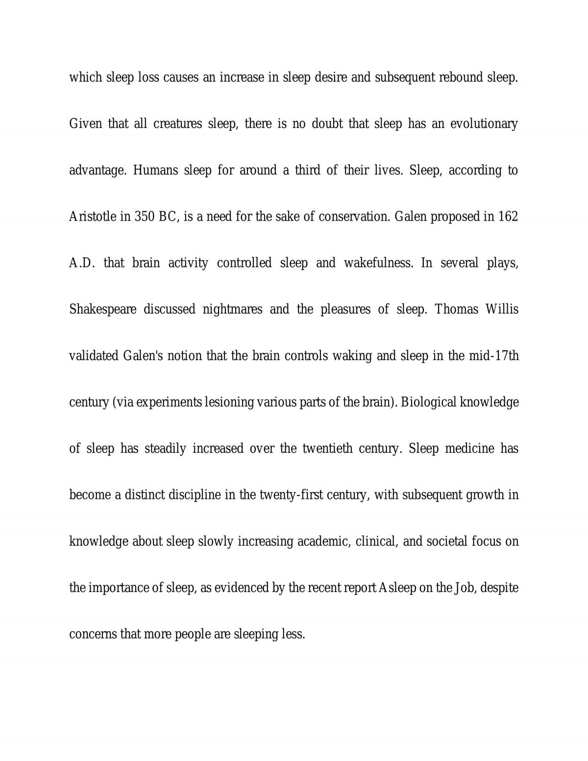 Primary function of sleep  - Page 2