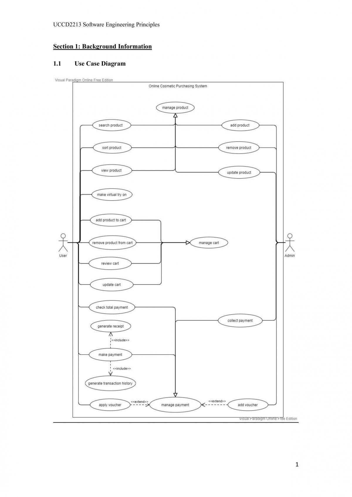 Online Cosmetic Purchasing System - Page 2