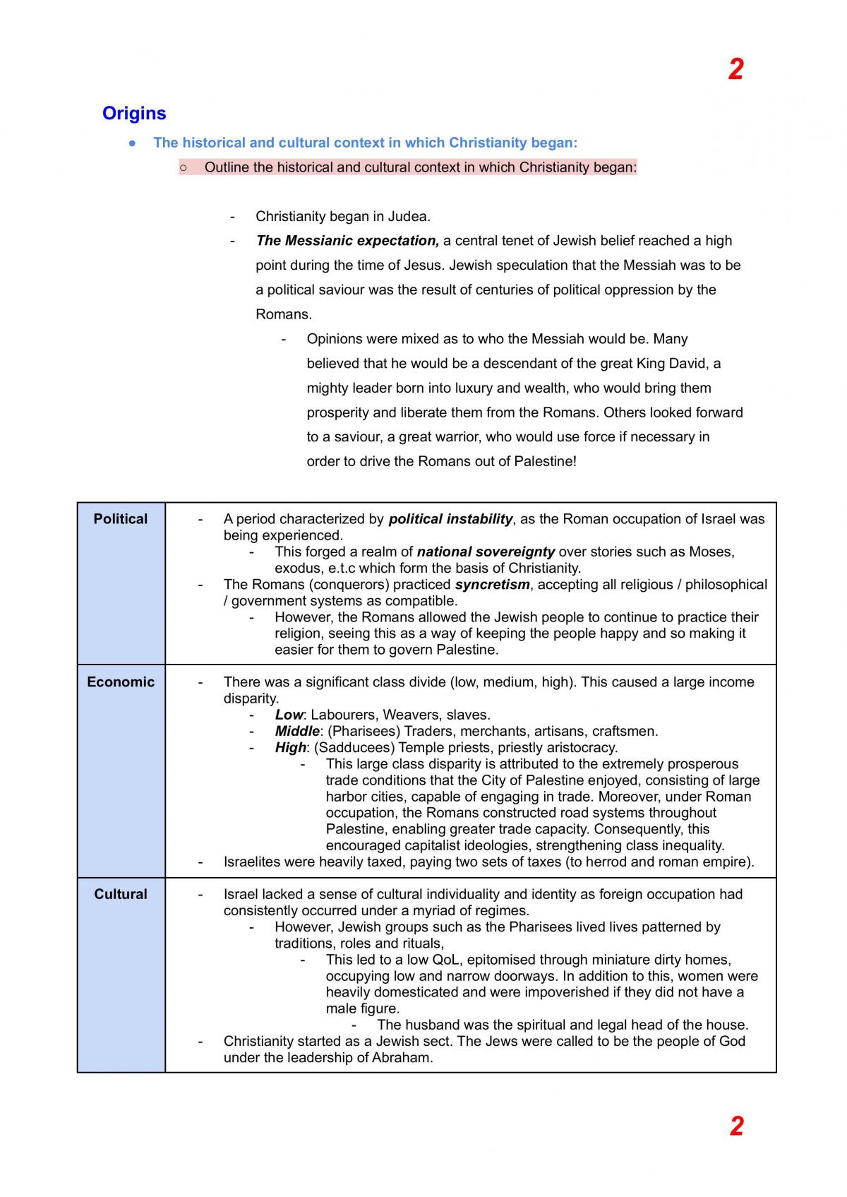 Module Two - Christianity - Page 2