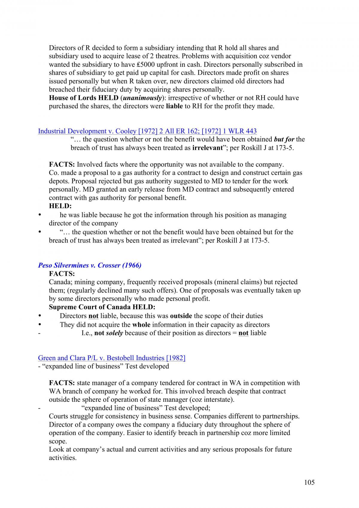 Equity & Trusts Final Study Notes - Page 105