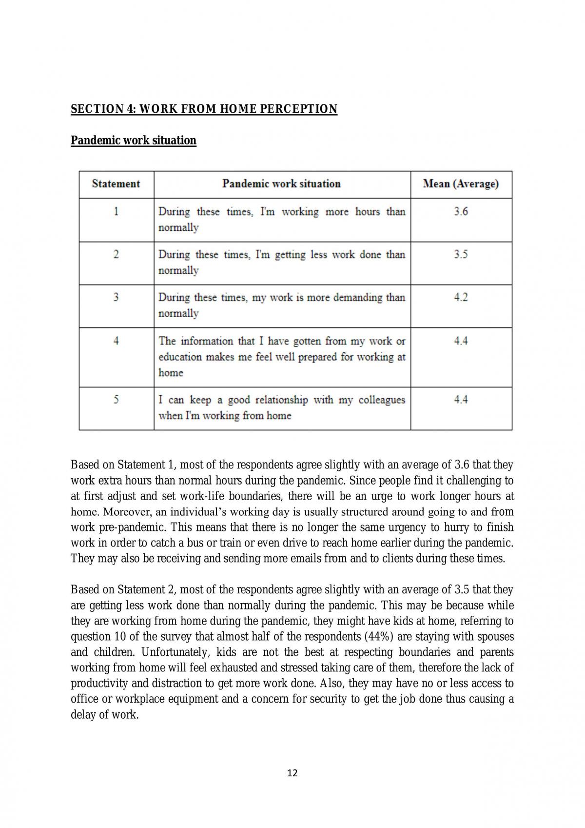 Work From Home Analysis - Page 12