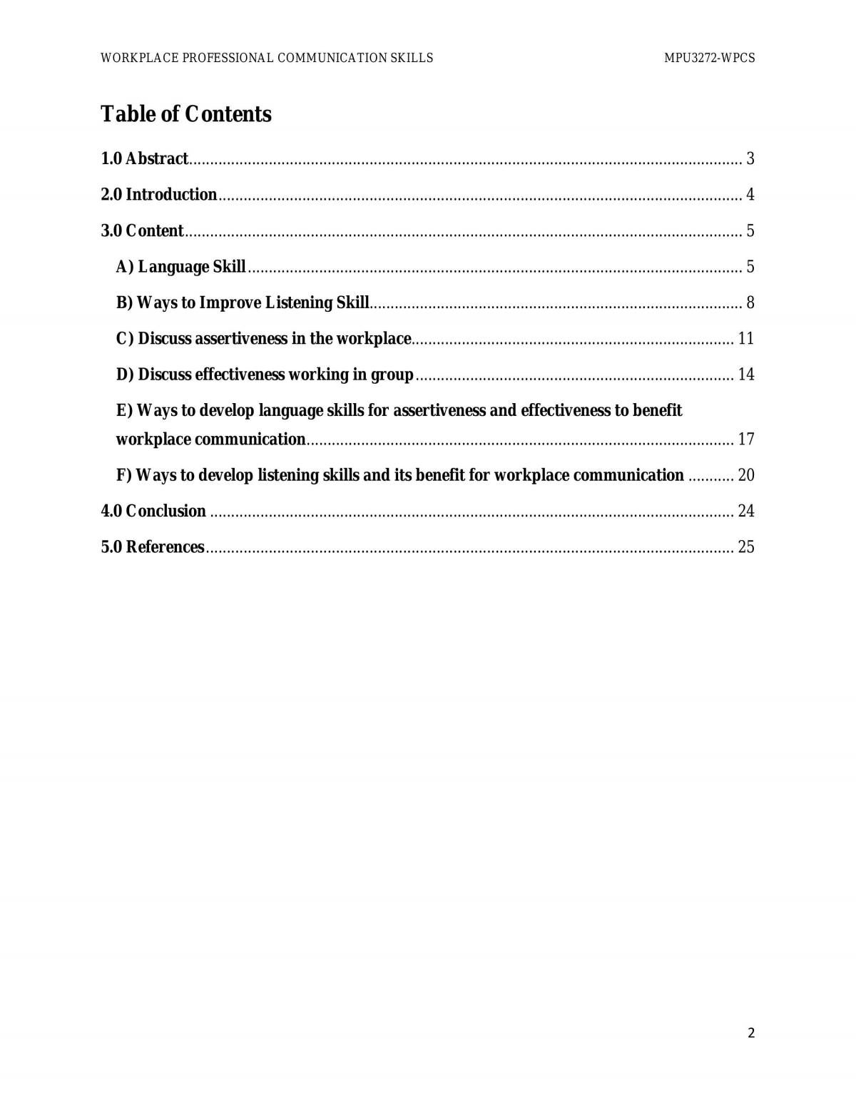 Workplace Language Skill - Page 2