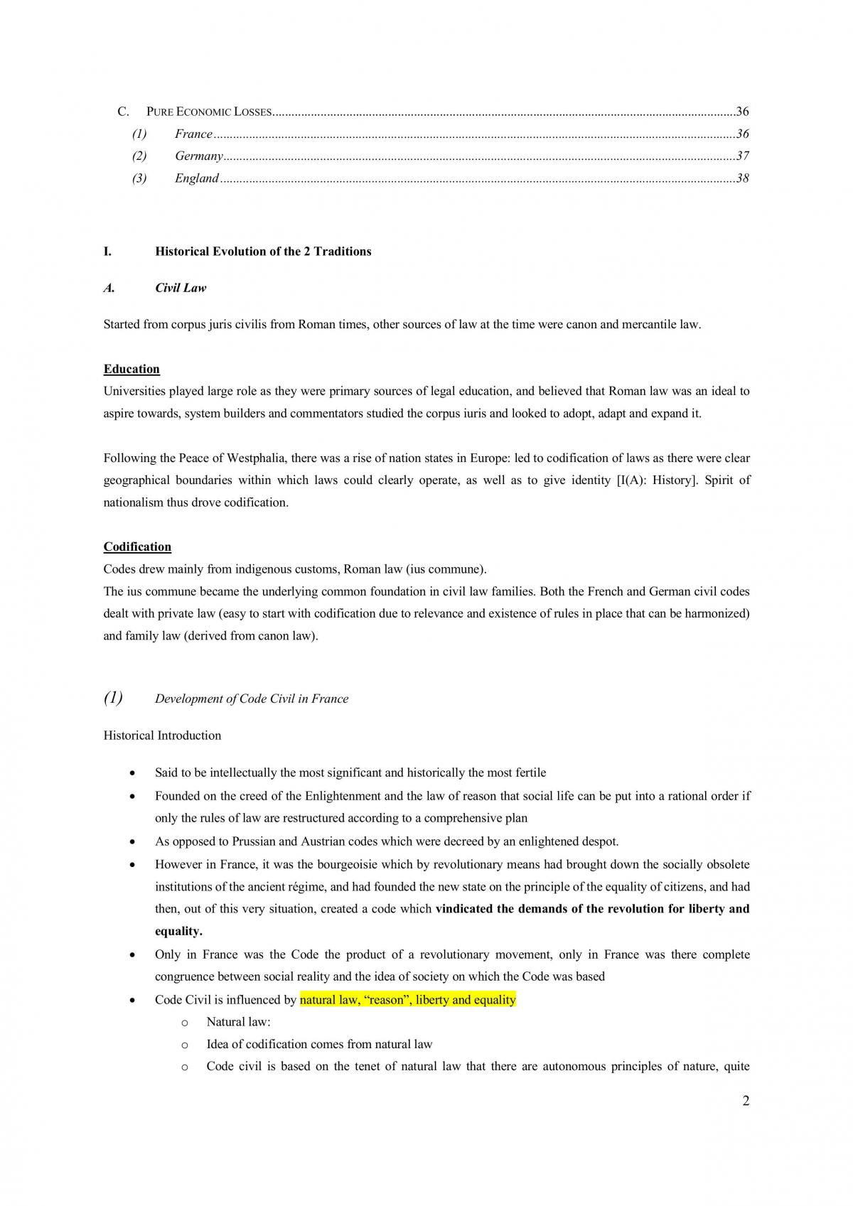 Comparative Legal Studies Notes Full Notes - Page 2