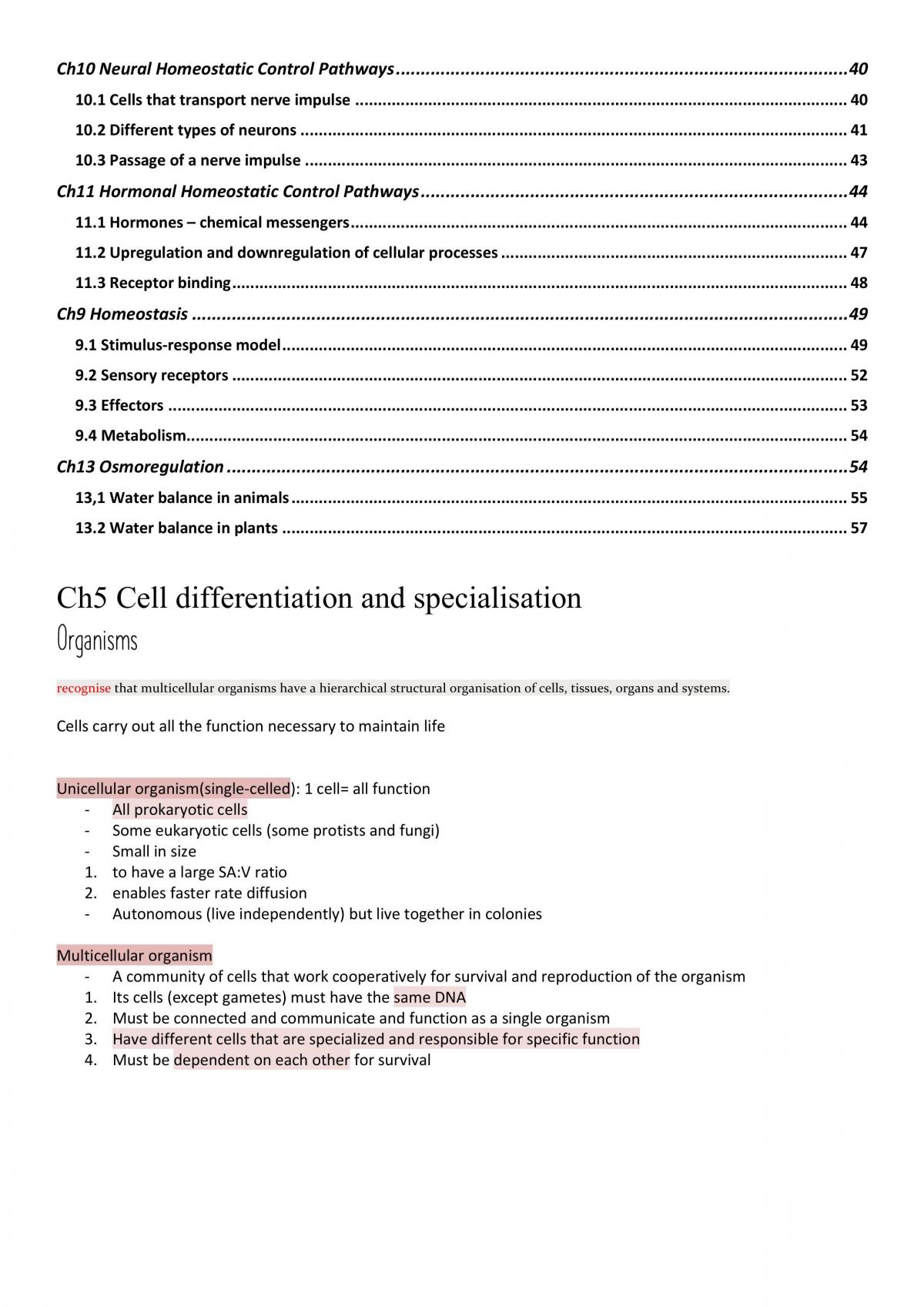 Year  11 Biology notes - Page 2