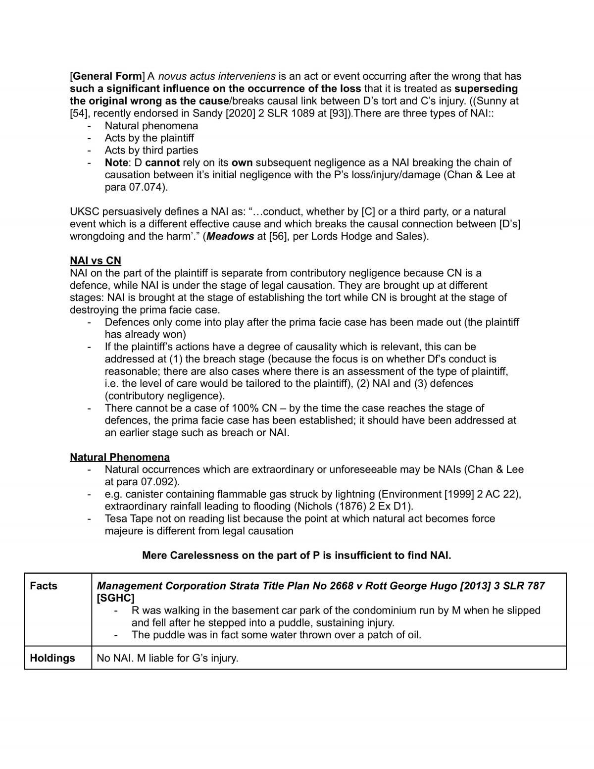 Causation & Remoteness of Damage - Page 29