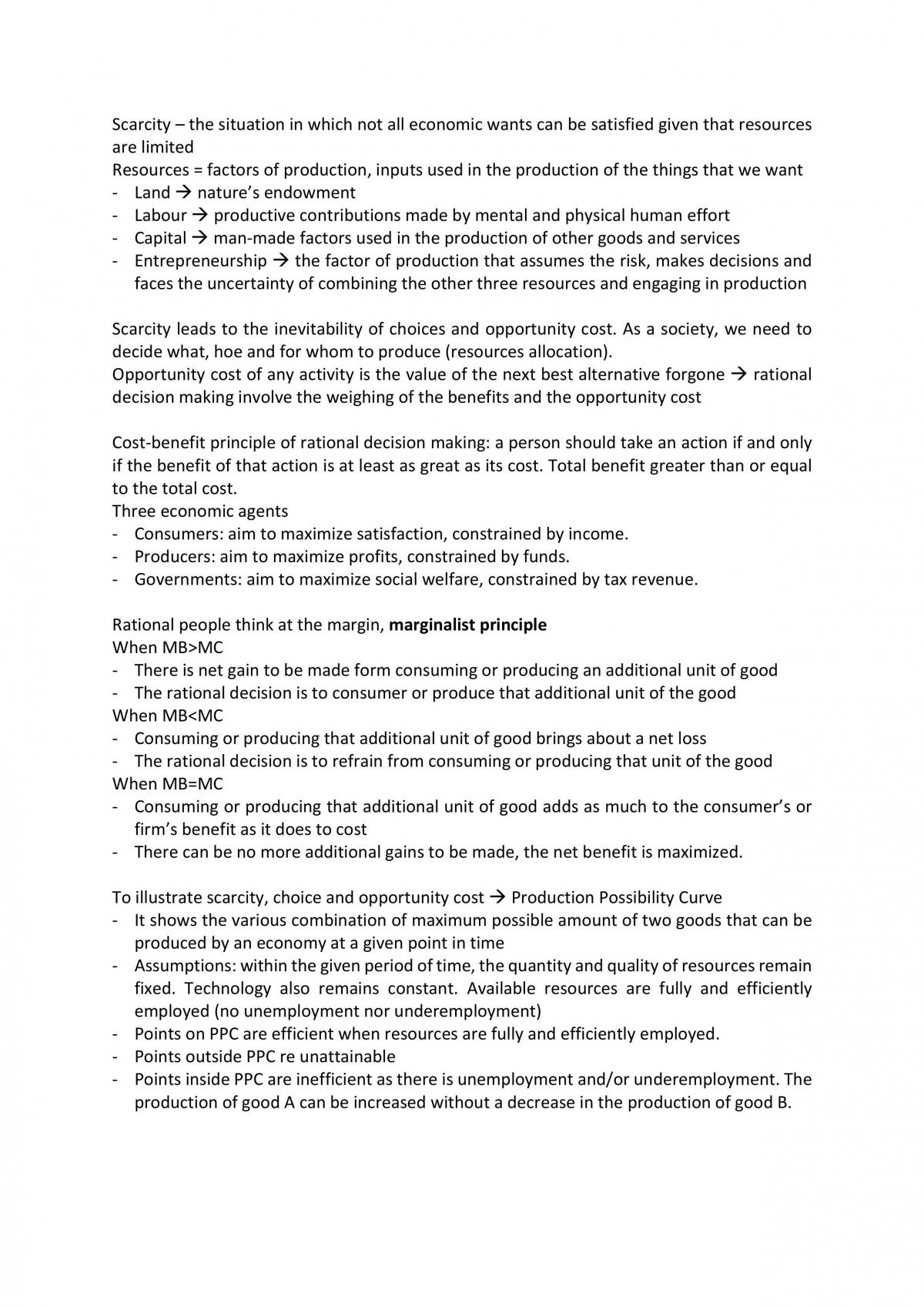 Micro-economics Personal Notes - Page 2