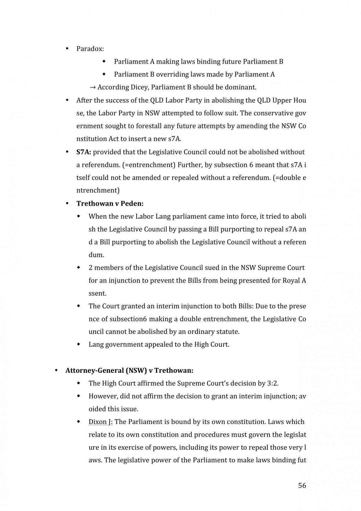 Public Law Full Study Notes  - Page 56