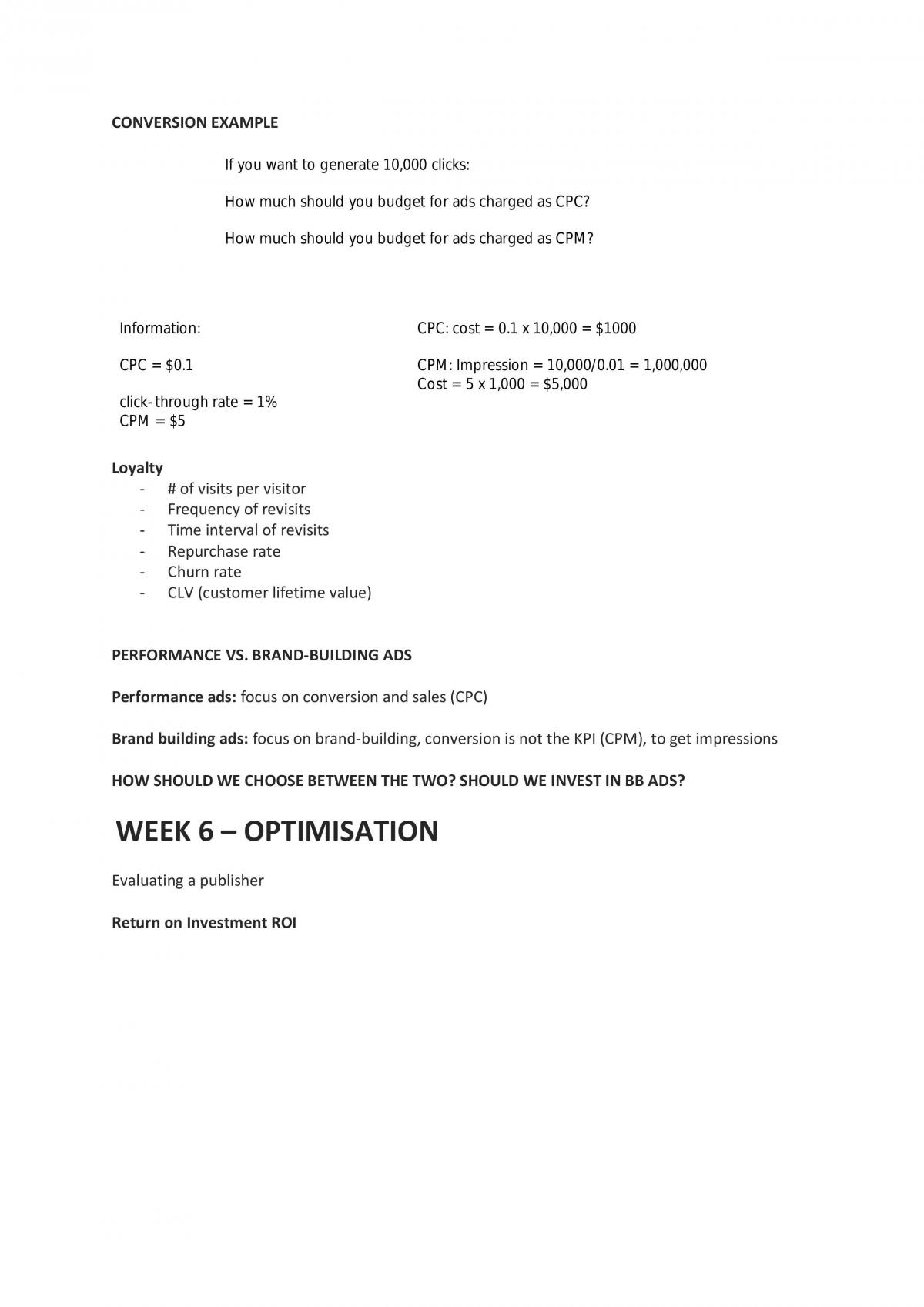 Set of notes done for the finals revision for MKT3701 - Page 17