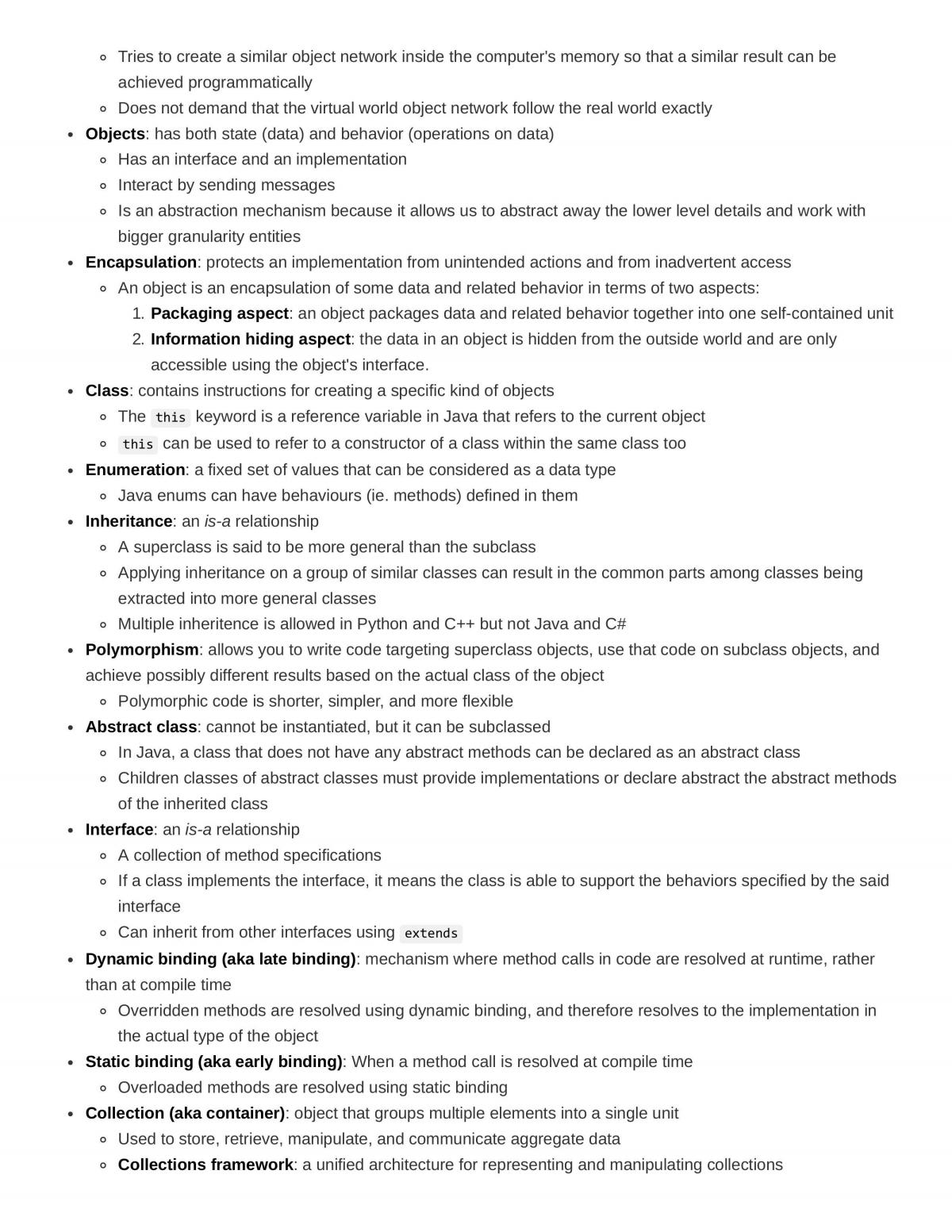 Summary notes for CS2103 - Page 2