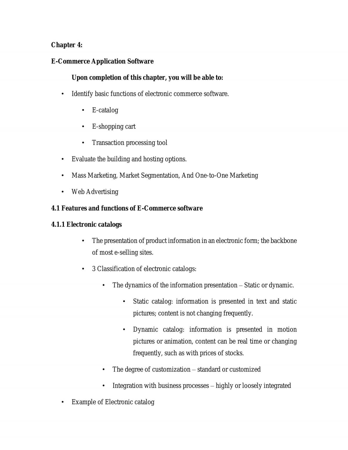Introduction to e-commerce notes - Page 29